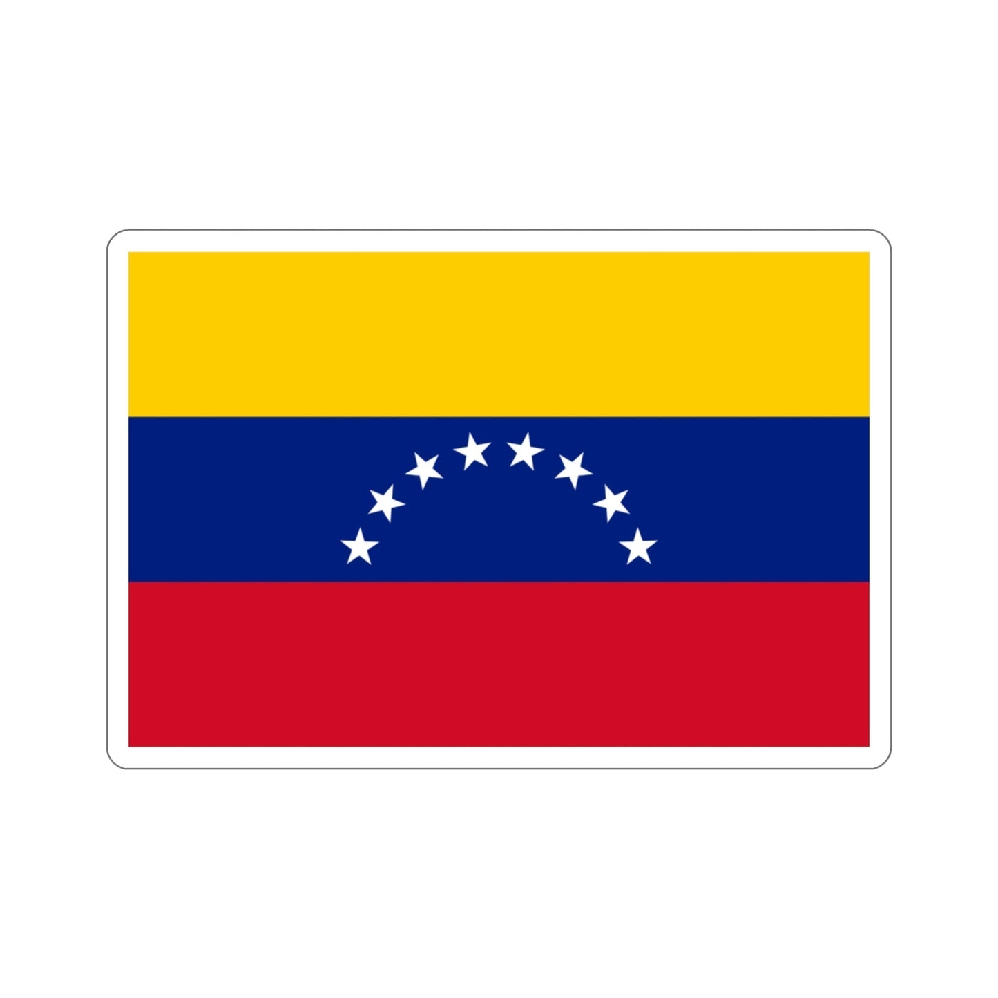Flag of Venezuela STICKER Vinyl Die-Cut Decal-3 Inch-The Sticker Space