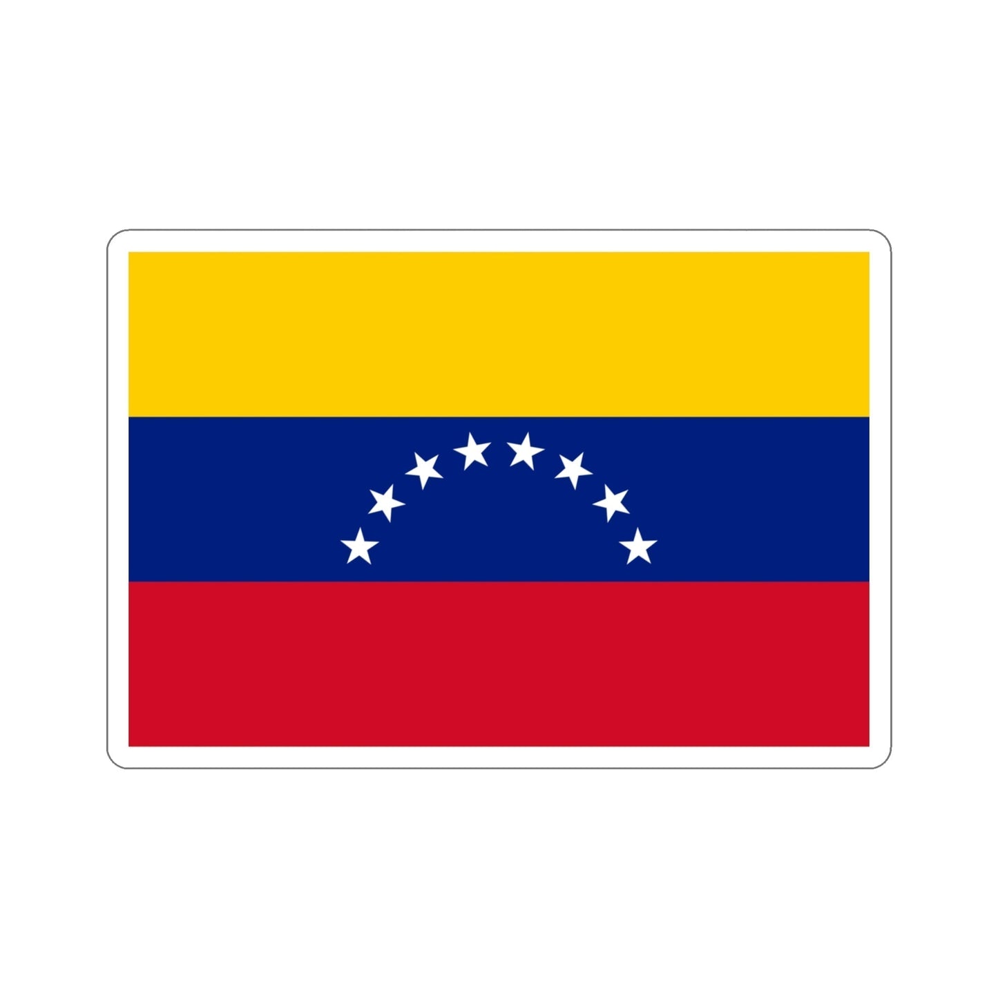 Flag of Venezuela STICKER Vinyl Die-Cut Decal-4 Inch-The Sticker Space
