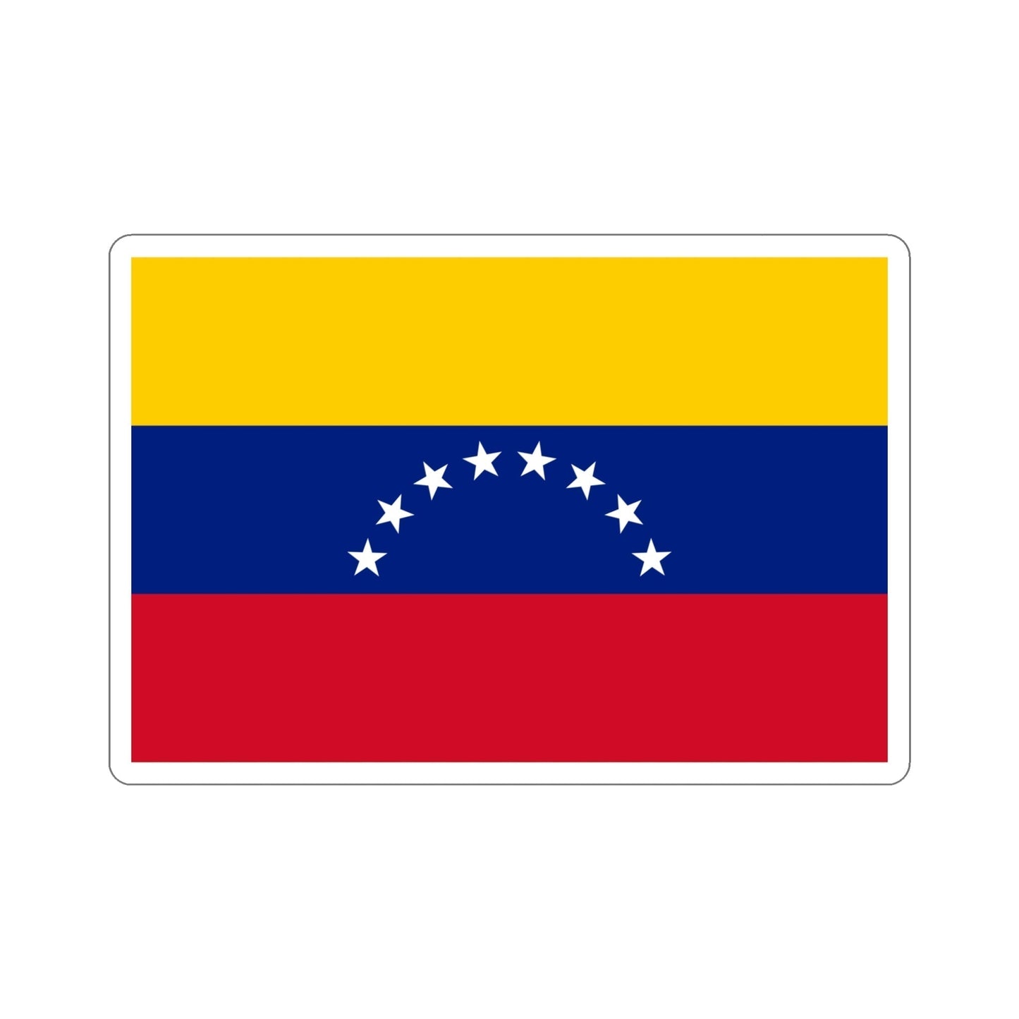 Flag of Venezuela STICKER Vinyl Die-Cut Decal-5 Inch-The Sticker Space