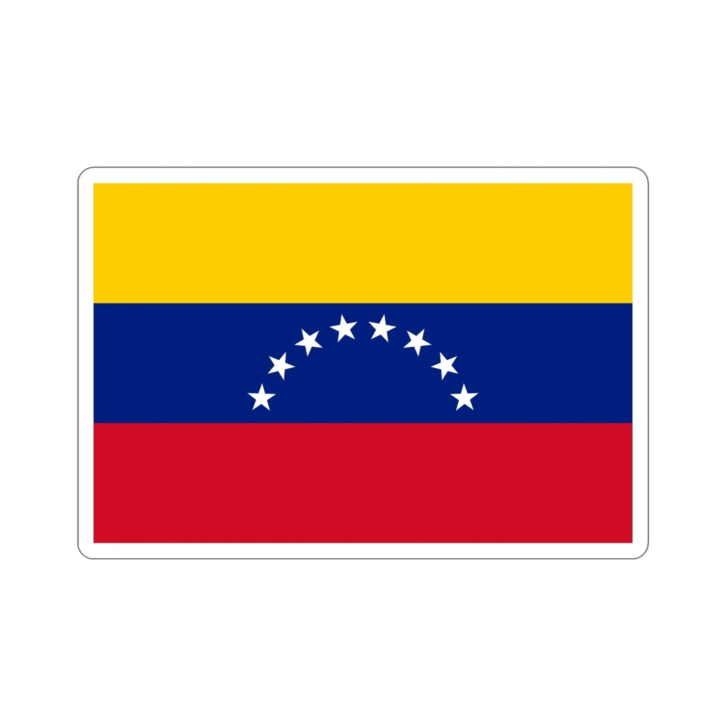 Flag of Venezuela STICKER Vinyl Die-Cut Decal-6 Inch-The Sticker Space