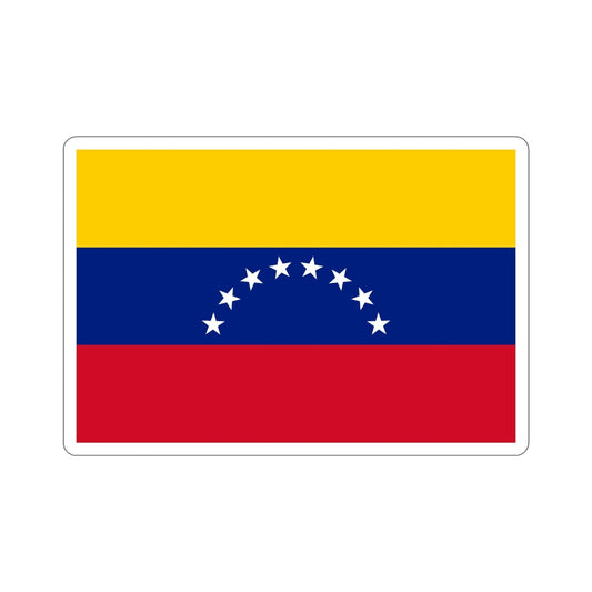 Flag of Venezuela STICKER Vinyl Die-Cut Decal-6 Inch-The Sticker Space