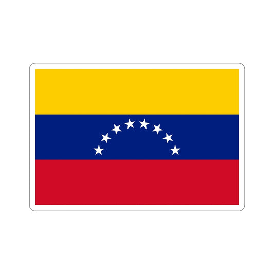 Flag of Venezuela STICKER Vinyl Die-Cut Decal-6 Inch-The Sticker Space