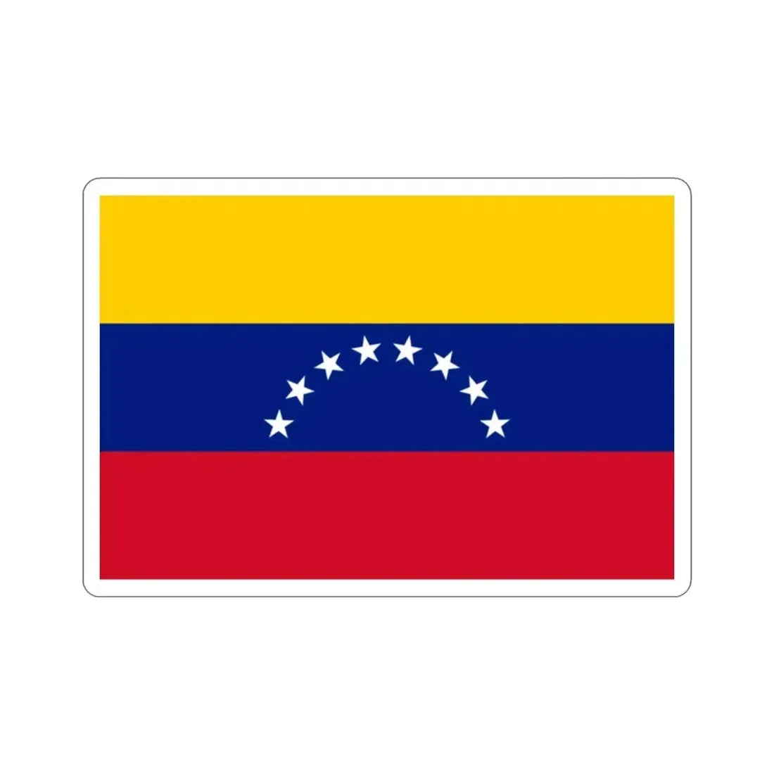 Flag of Venezuela STICKER Vinyl Die-Cut Decal - The Sticker Space