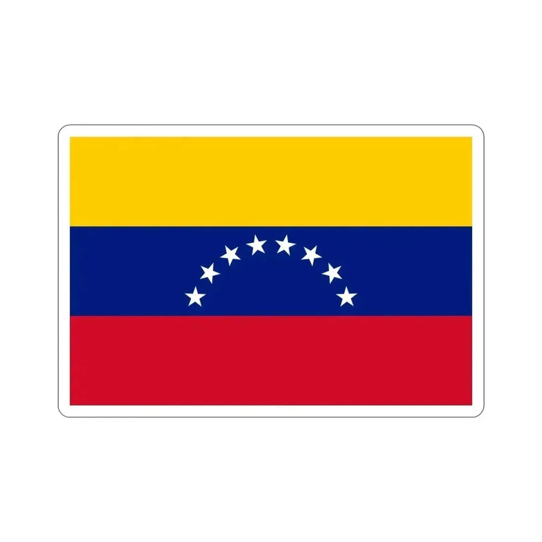 Flag of Venezuela STICKER Vinyl Die-Cut Decal - The Sticker Space