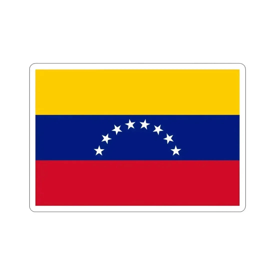 Flag of Venezuela STICKER Vinyl Die-Cut Decal - The Sticker Space