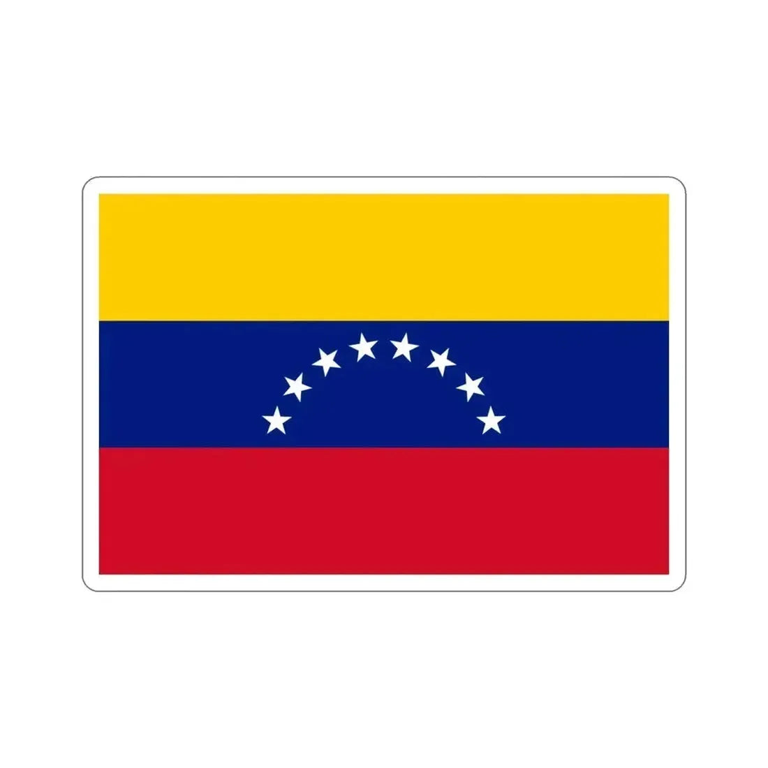 Flag of Venezuela STICKER Vinyl Die-Cut Decal - The Sticker Space