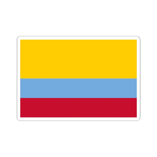 Flag of Venezuela with no coat of arms 1811-1836 (Colombia) STICKER Vinyl Kiss-Cut Decal 2 Inch White - The Sticker Space