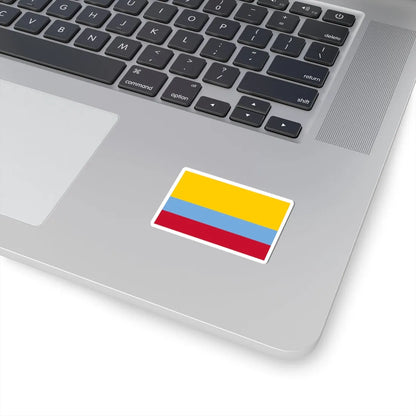 Flag of Venezuela with no coat of arms 1811-1836 (Colombia) STICKER Vinyl Kiss-Cut Decal - The Sticker Space