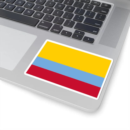 Flag of Venezuela with no coat of arms 1811-1836 (Colombia) STICKER Vinyl Kiss-Cut Decal - The Sticker Space