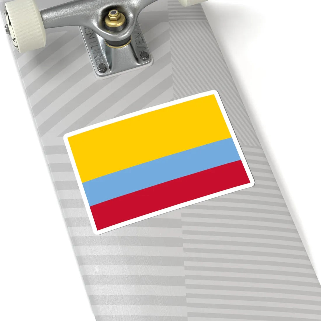 Flag of Venezuela with no coat of arms 1811-1836 (Colombia) STICKER Vinyl Kiss-Cut Decal - The Sticker Space