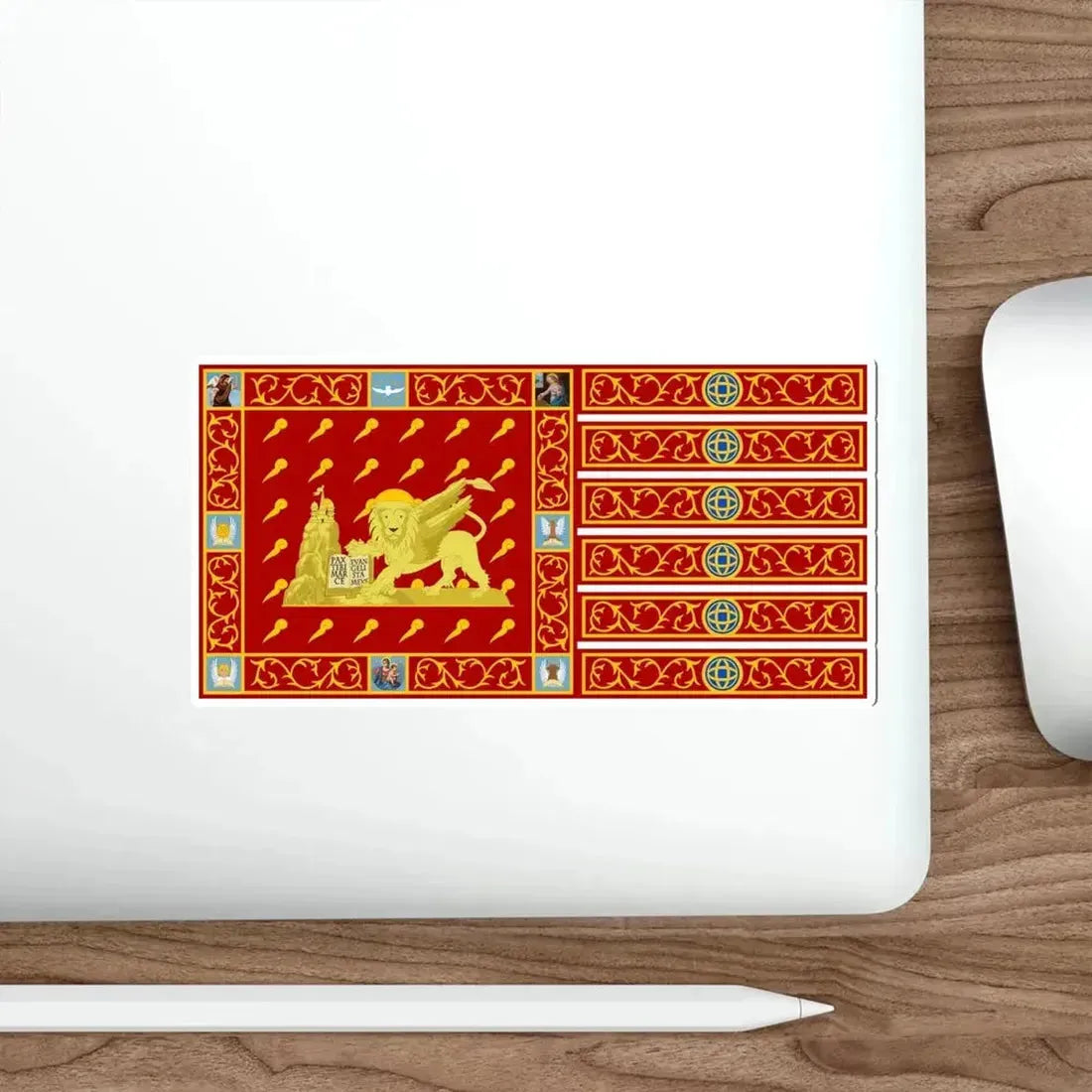 Flag of Venice 1997 Italy STICKER Vinyl Die-Cut Decal - The Sticker Space