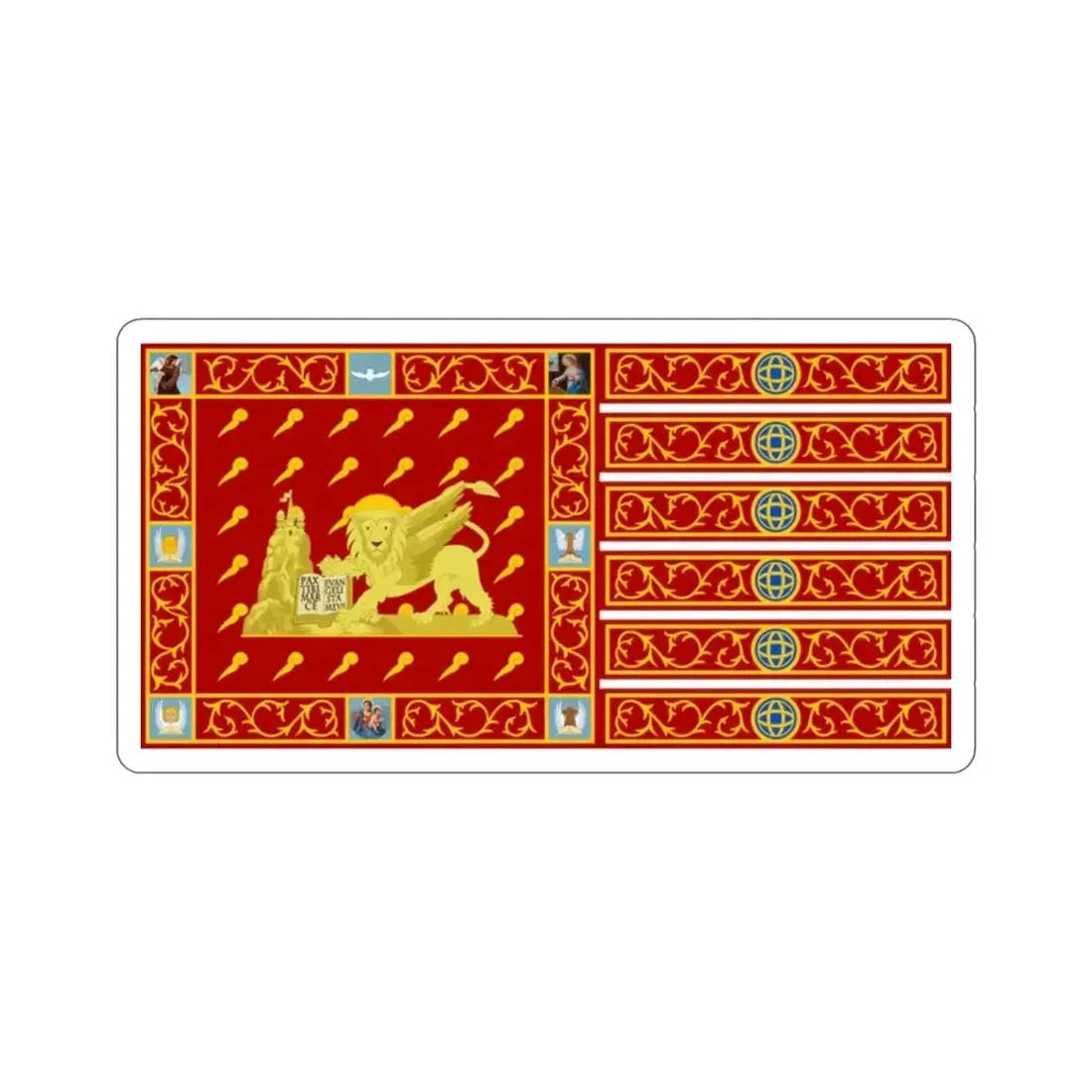 Flag of Venice 1997 Italy STICKER Vinyl Die-Cut Decal - The Sticker Space