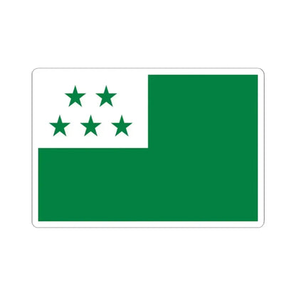 Flag of Ventanas (Ecuador) STICKER Vinyl Kiss-Cut Decal 2 Inch White - The Sticker Space