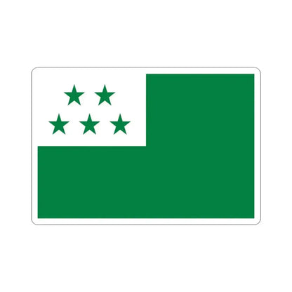 Flag of Ventanas (Ecuador) STICKER Vinyl Kiss-Cut Decal 3 Inch White - The Sticker Space