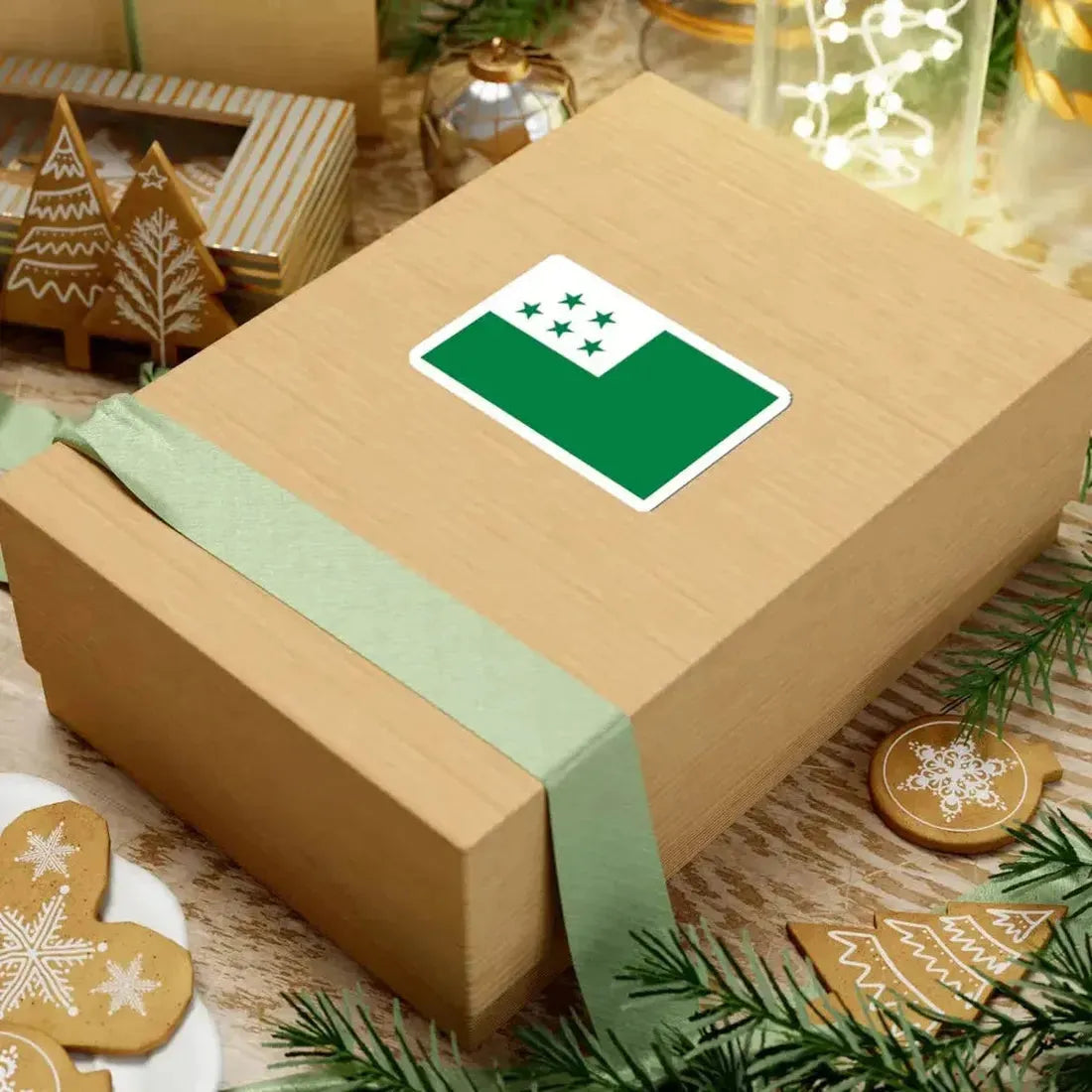 Flag of Ventanas (Ecuador) STICKER Vinyl Kiss-Cut Decal - The Sticker Space