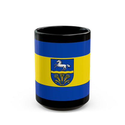 Flag of Verden Germany - Black Coffee Mug-15oz-The Sticker Space