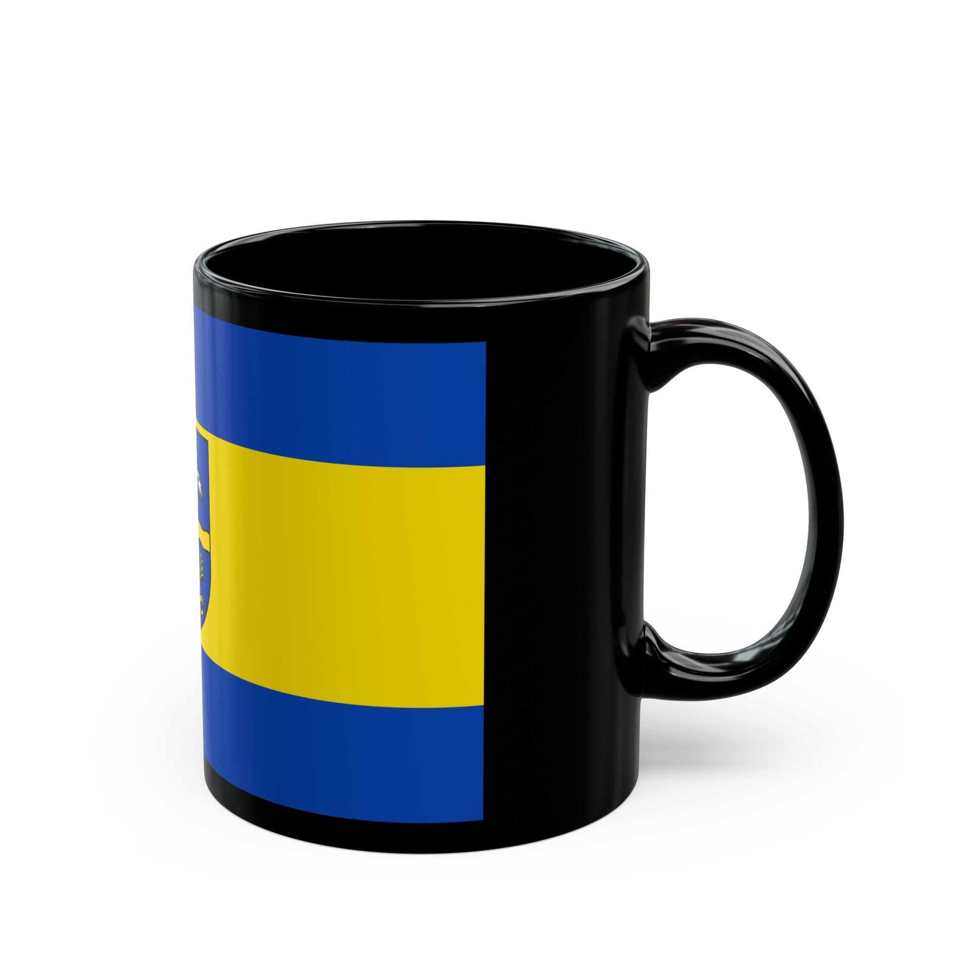 Flag of Verden Germany - Black Coffee Mug-The Sticker Space