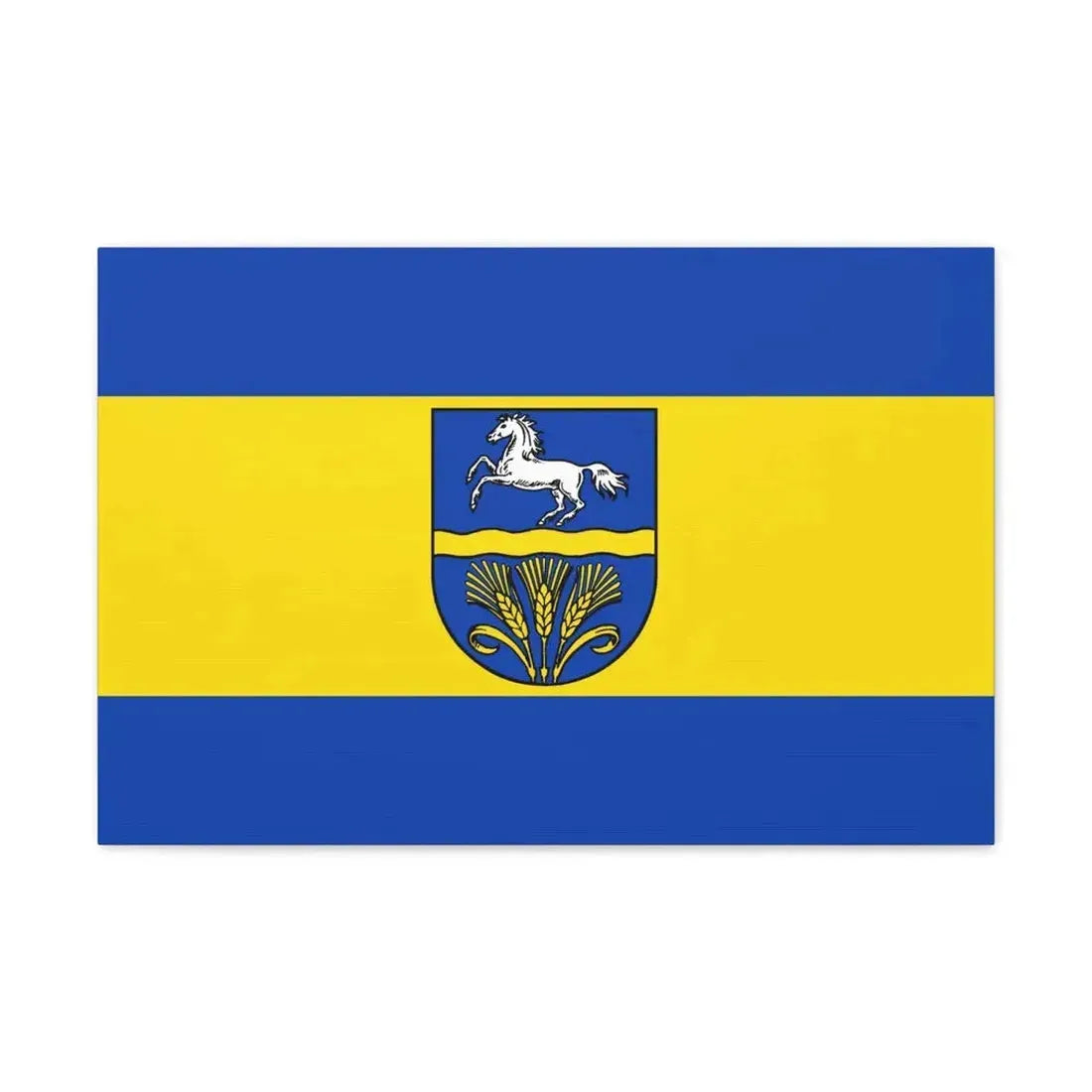 Flag of Verden Germany - Canvas Wall Art 24″ x 16″ 1.25" - The Sticker Space