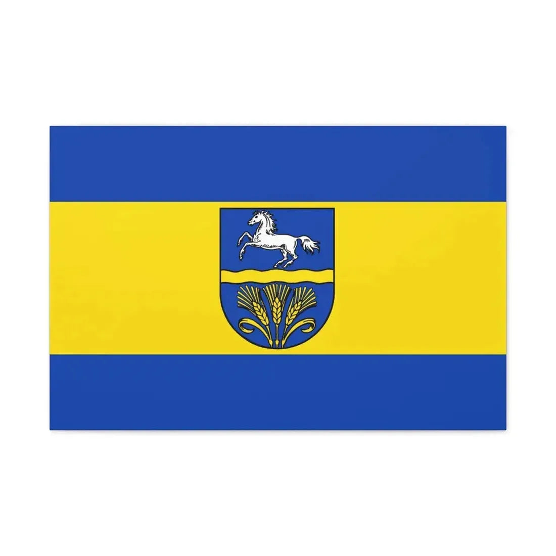 Flag of Verden Germany - Canvas Wall Art 30" x 20" 1.25" - The Sticker Space