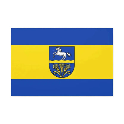 Flag of Verden Germany - Canvas Wall Art 30" x 20" 1.25" - The Sticker Space