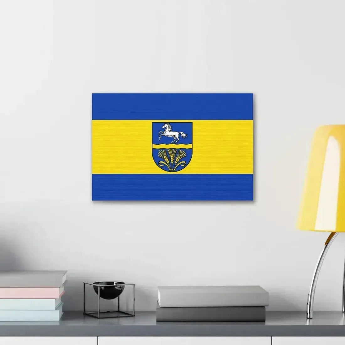 Flag of Verden Germany - Canvas Wall Art - The Sticker Space