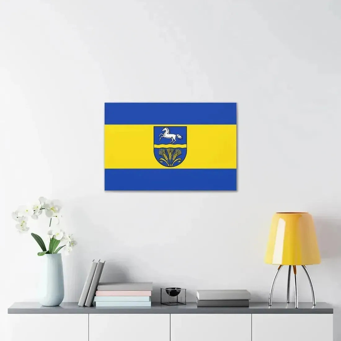 Flag of Verden Germany - Canvas Wall Art - The Sticker Space