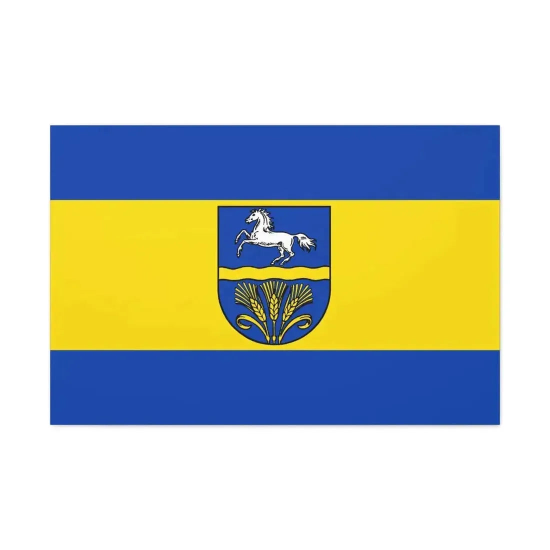 Flag of Verden Germany - Canvas Wall Art - The Sticker Space