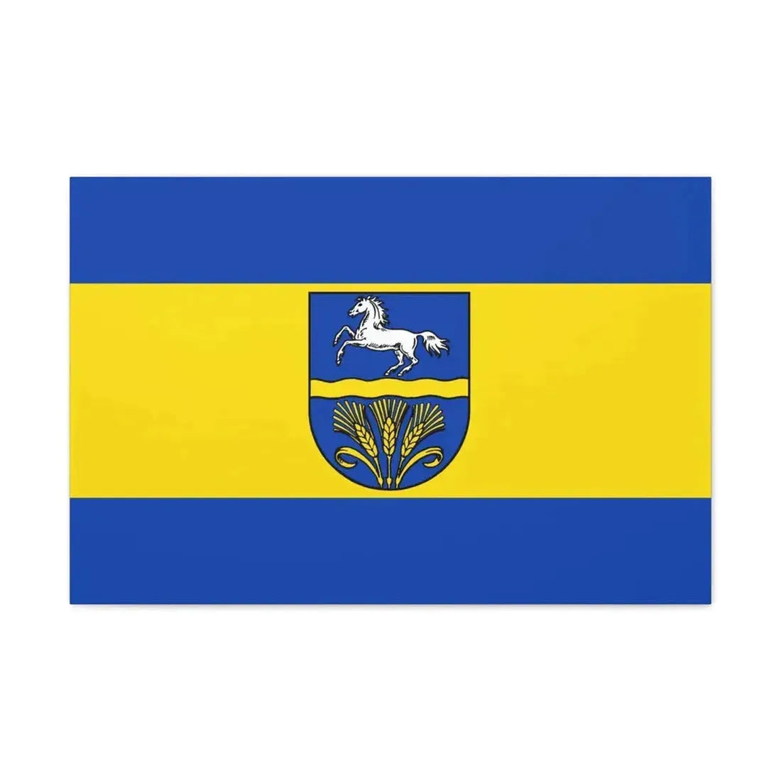 Flag of Verden Germany - Canvas Wall Art - The Sticker Space