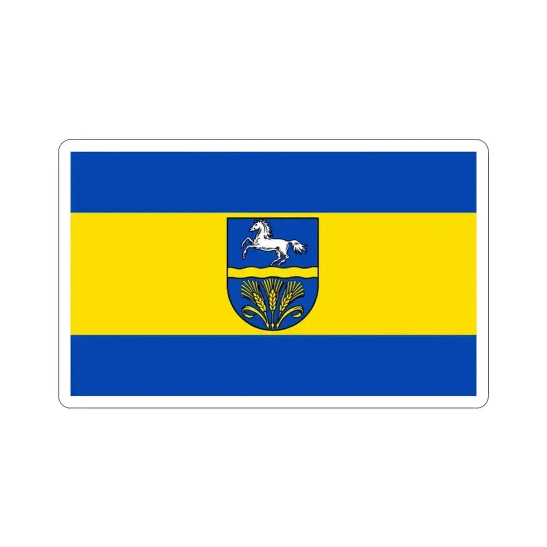 Flag of Verden Germany STICKER Vinyl Die-Cut Decal 2 Inch - The Sticker Space