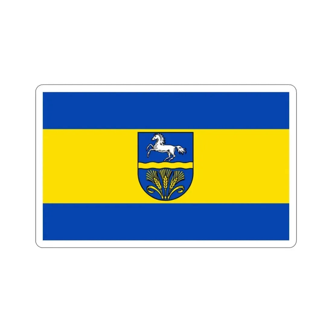 Flag of Verden Germany STICKER Vinyl Die-Cut Decal 2 Inch - The Sticker Space