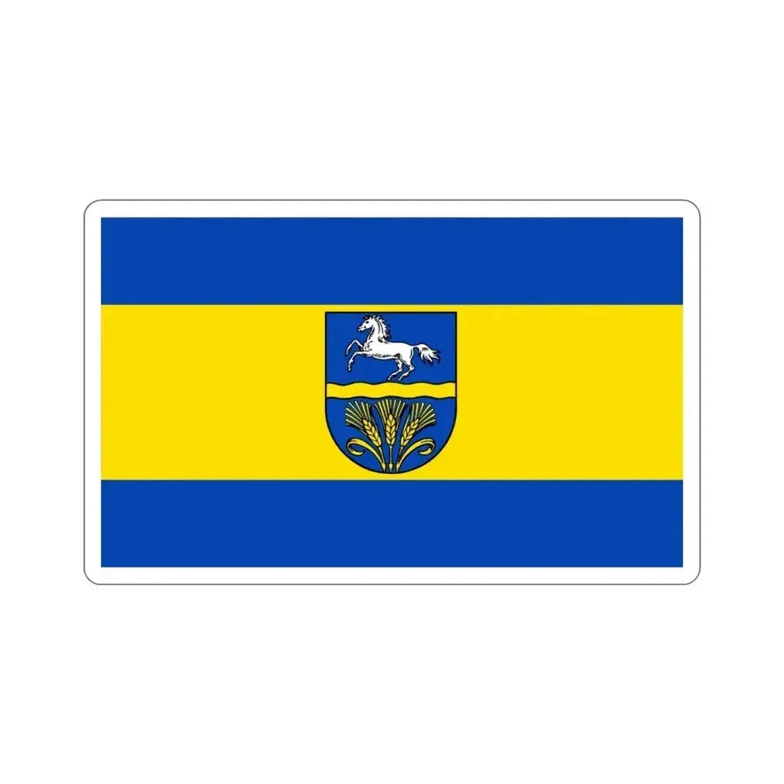 Flag of Verden Germany STICKER Vinyl Die-Cut Decal 3 Inch - The Sticker Space