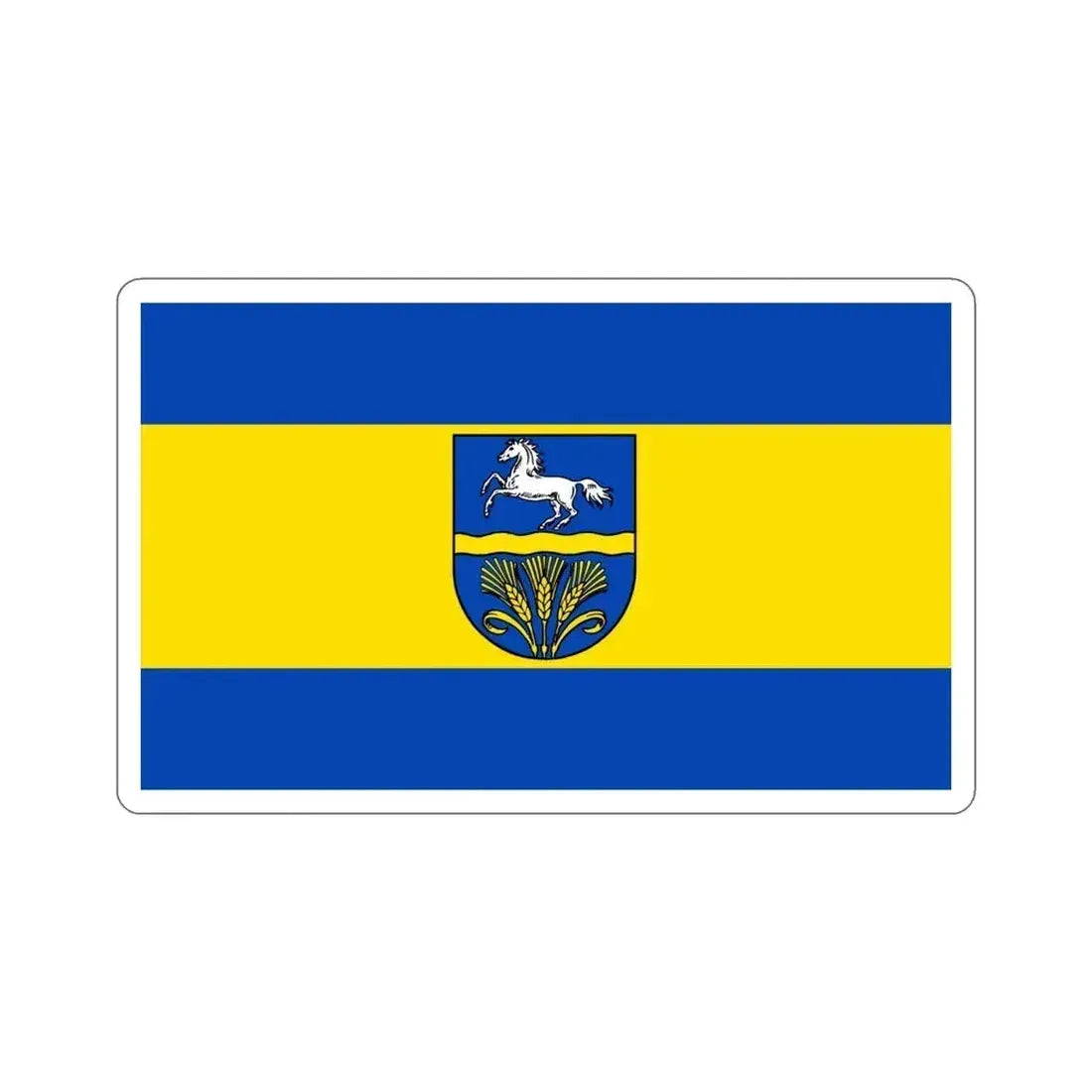 Flag of Verden Germany STICKER Vinyl Die-Cut Decal 4 Inch - The Sticker Space