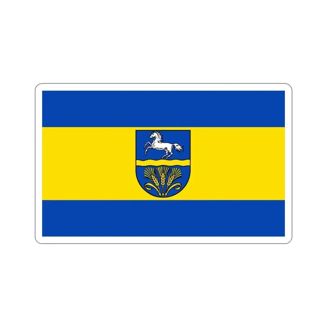 Flag of Verden Germany STICKER Vinyl Die-Cut Decal 4 Inch - The Sticker Space