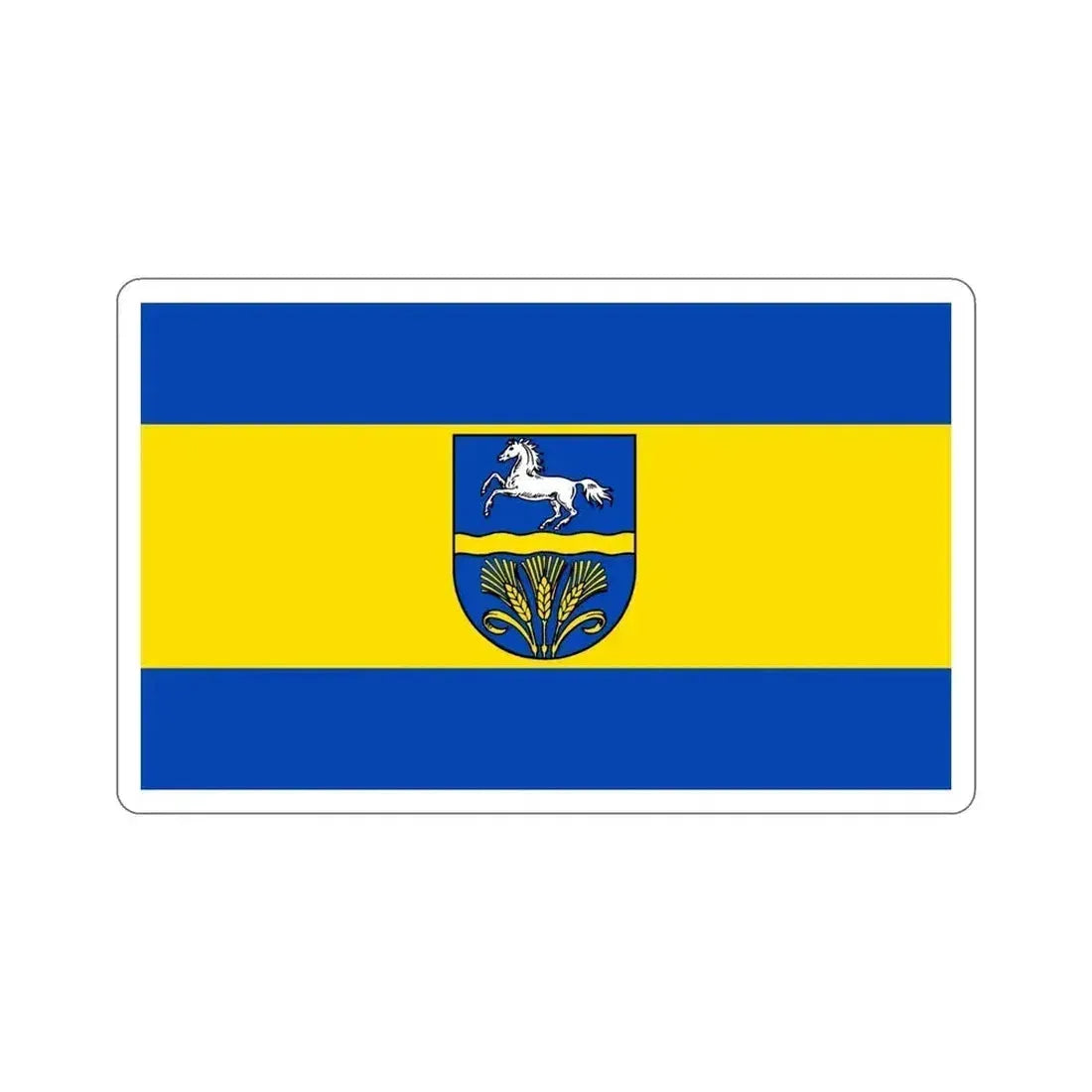 Flag of Verden Germany STICKER Vinyl Die-Cut Decal 5 Inch - The Sticker Space