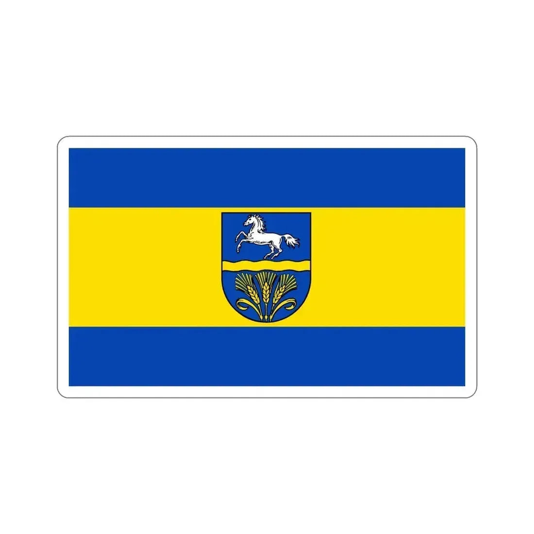 Flag of Verden Germany STICKER Vinyl Die-Cut Decal 5 Inch - The Sticker Space