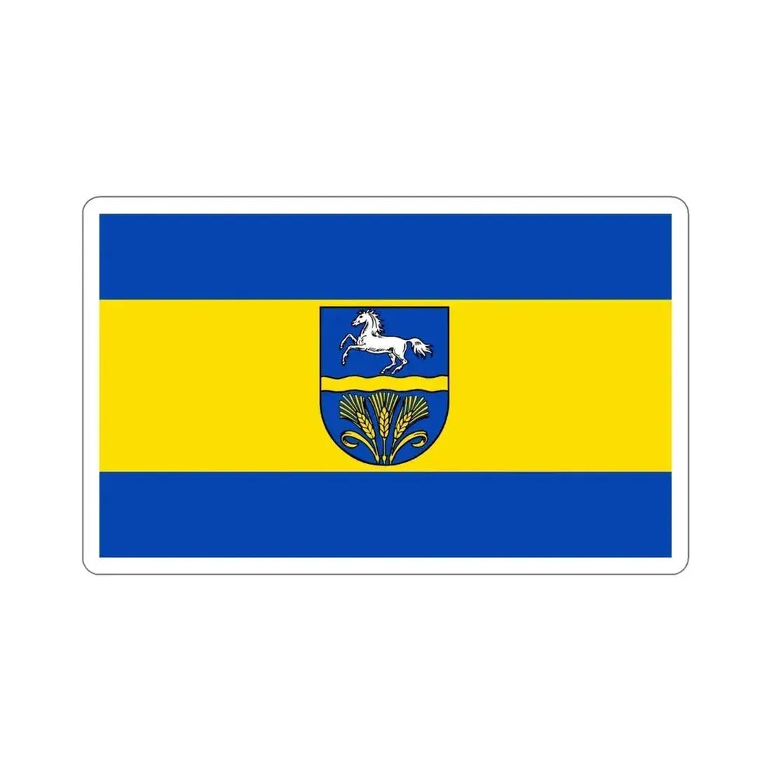 Flag of Verden Germany STICKER Vinyl Die-Cut Decal 6 Inch - The Sticker Space