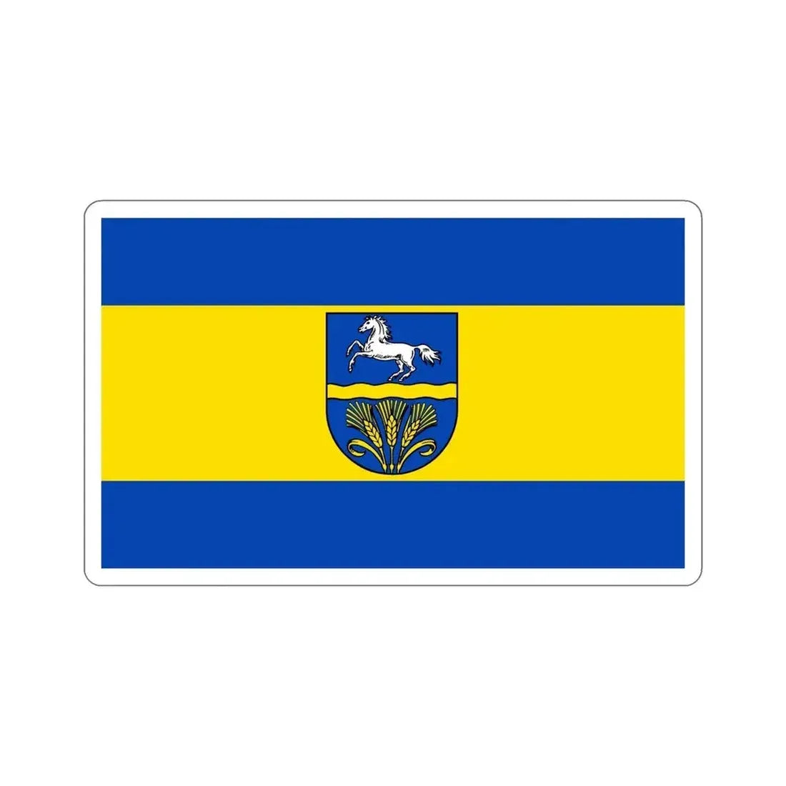 Flag of Verden Germany STICKER Vinyl Die-Cut Decal - The Sticker Space