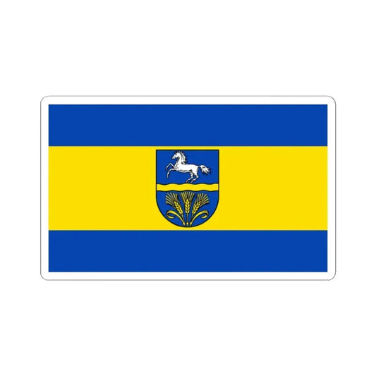 Flag of Verden Germany - STICKER Vinyl Kiss-Cut Decal 2 Inch White - The Sticker Space