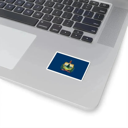 Flag of Vermont 3-2 (United States) STICKER Vinyl Kiss-Cut Decal - The Sticker Space
