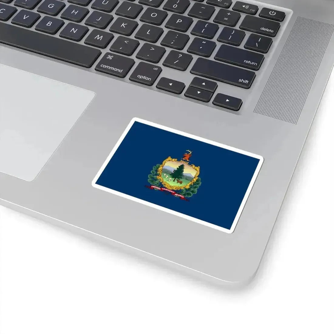 Flag of Vermont 3-2 (United States) STICKER Vinyl Kiss-Cut Decal - The Sticker Space
