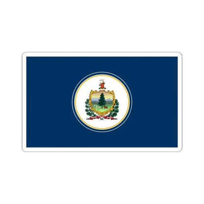 Flag of Vermont early 1920s (United States) STICKER Vinyl Kiss-Cut Decal 6 Inch White - The Sticker Space