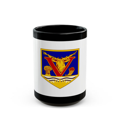 Flag of Vernon British Columbia Canada - Black Coffee Mug-15oz-The Sticker Space