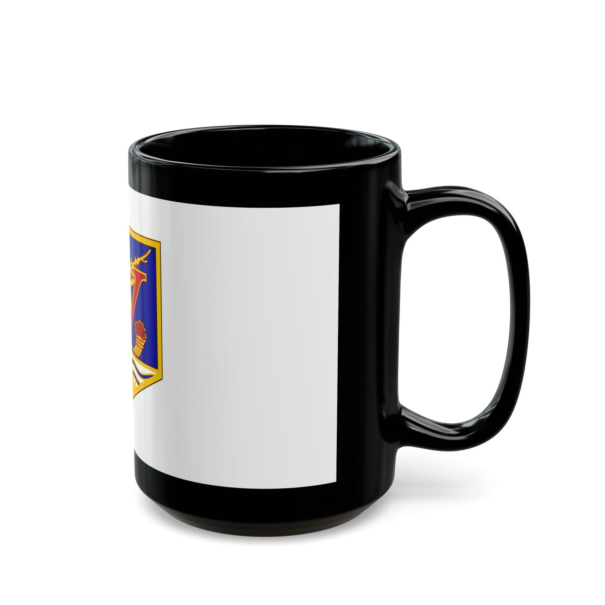 Flag of Vernon British Columbia Canada - Black Coffee Mug-The Sticker Space