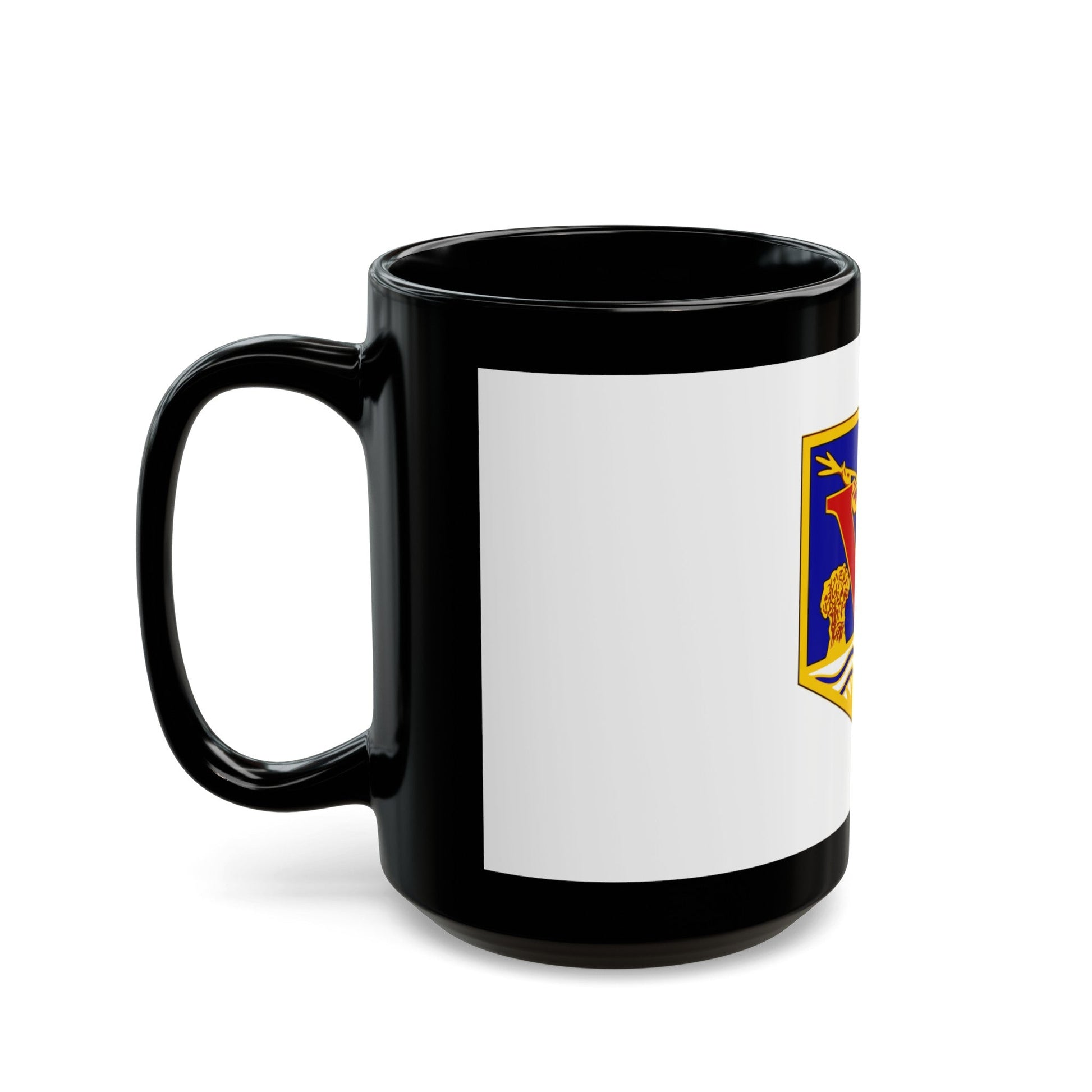 Flag of Vernon British Columbia Canada - Black Coffee Mug-The Sticker Space