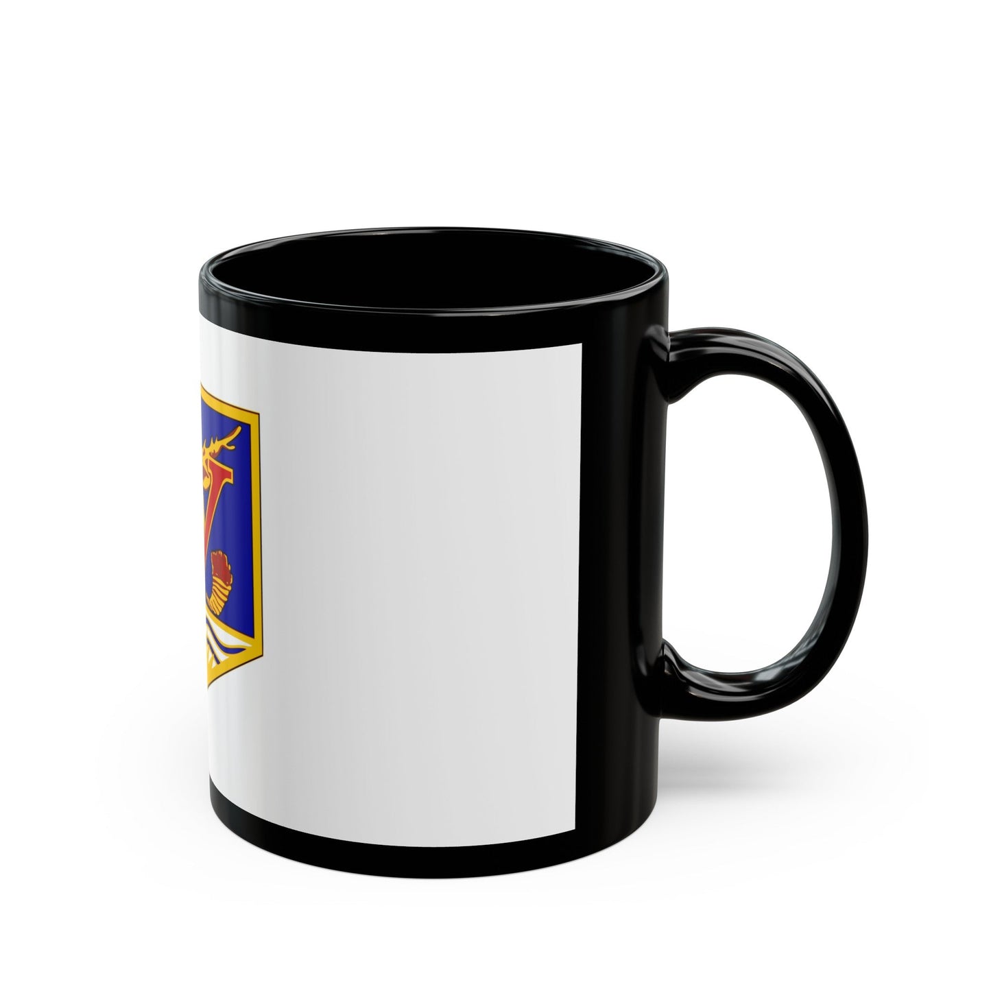 Flag of Vernon British Columbia Canada - Black Coffee Mug-The Sticker Space