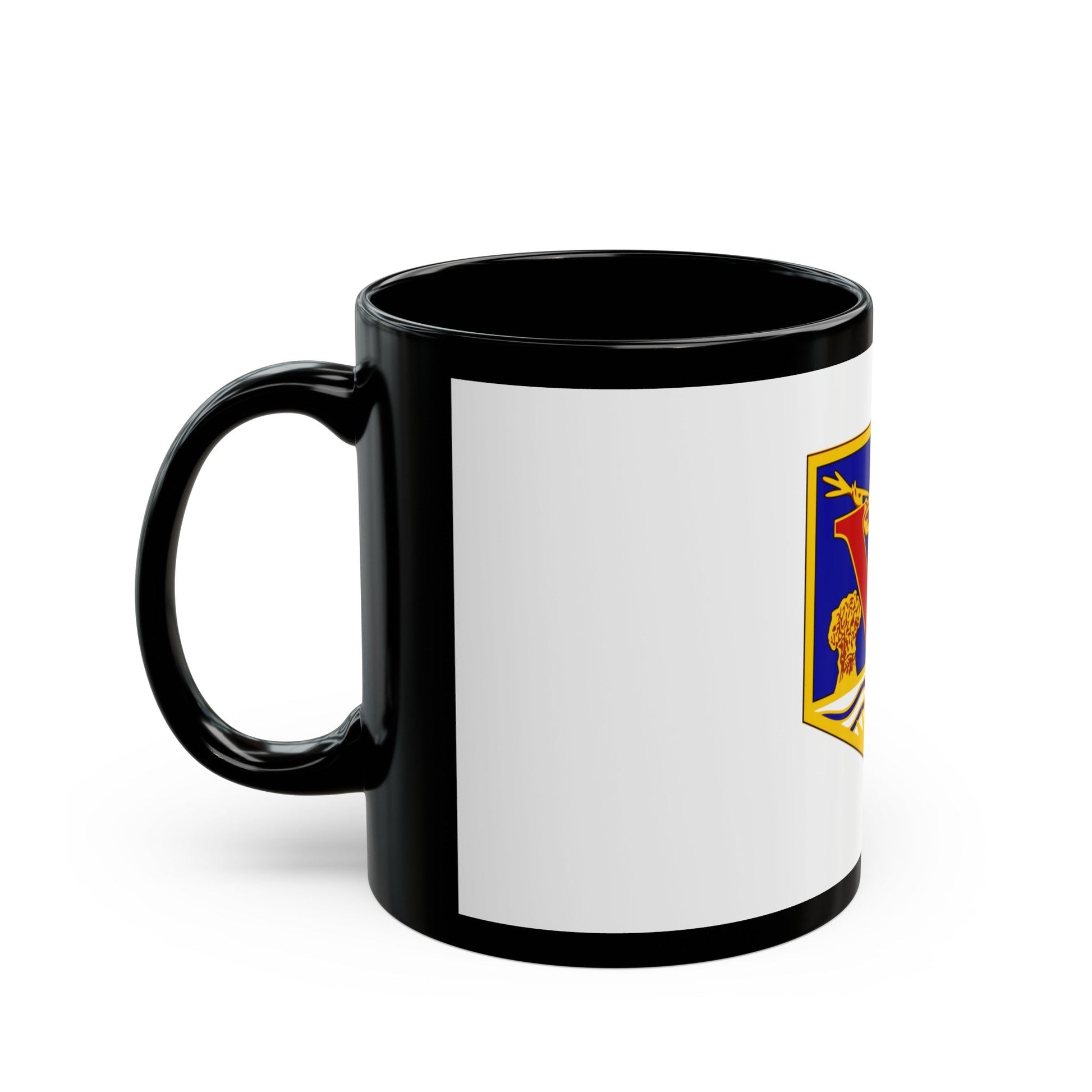 Flag of Vernon British Columbia Canada - Black Coffee Mug-The Sticker Space