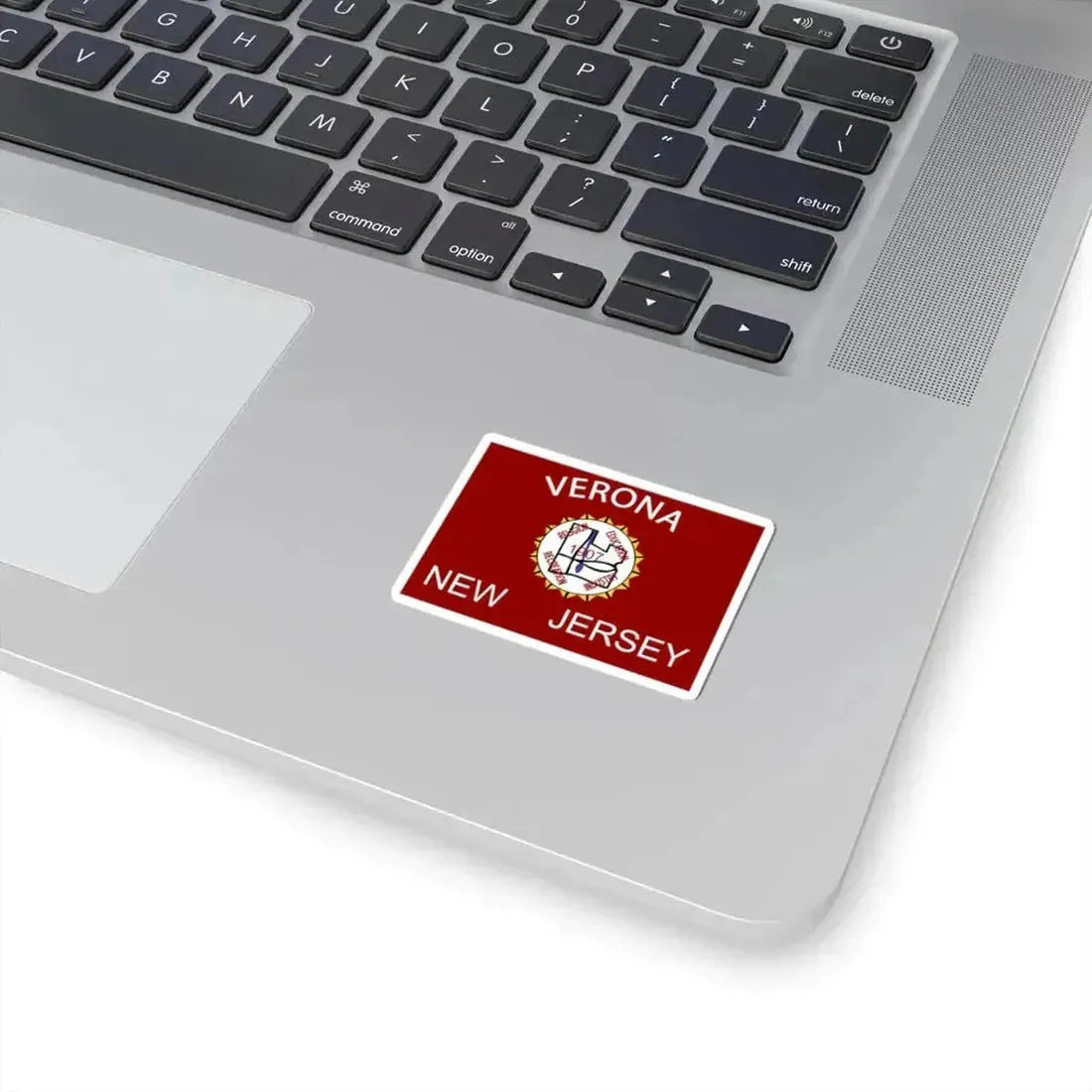 Flag of Verona New Jersey (United States) STICKER Vinyl Kiss-Cut Decal - The Sticker Space