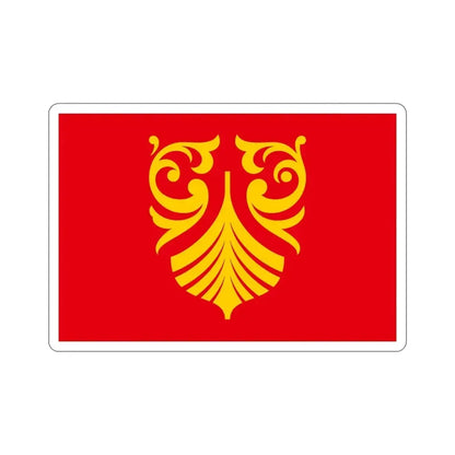 Flag of Vestfold og Telemark Norway STICKER Vinyl Die-Cut Decal 4 Inch - The Sticker Space