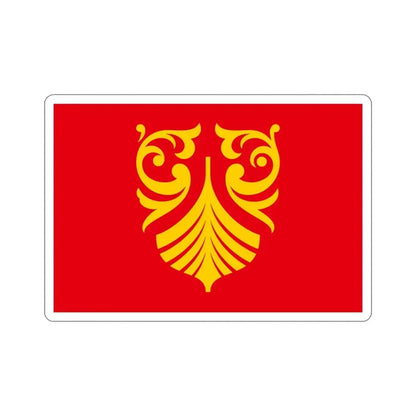 Flag of Vestfold og Telemark Norway STICKER Vinyl Die-Cut Decal 6 Inch - The Sticker Space