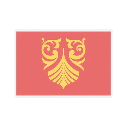 Flag of Vestfold og Telemark Norway - STICKER Vinyl Kiss-Cut Decal 6 Inch Transparent - The Sticker Space